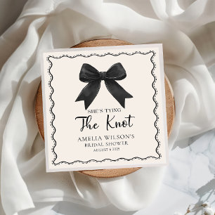 Coquette Bow Shes het binden van de knoop Vrijgeze Servet