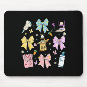 Coquette Bow Sonograaf Easter Ultrasound Tech So Muismat