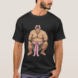 Coquette Bow Sumo Wrestling Japanse Sumo Wrestler T-shirt