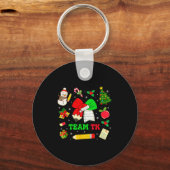 Coquette Bow Team Tk Christmas Transitional Kinder Sleutelhanger (Voorkant)