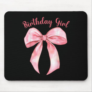 Coquette Bow Verjaardag Meisjes Esthetische Girly Muismat