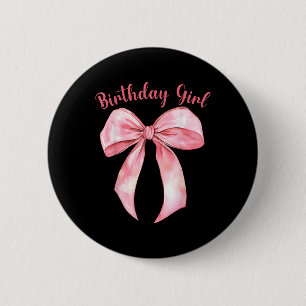 Coquette Bow Verjaardag Meisjes Esthetische Girly Ronde Button 5,7 Cm