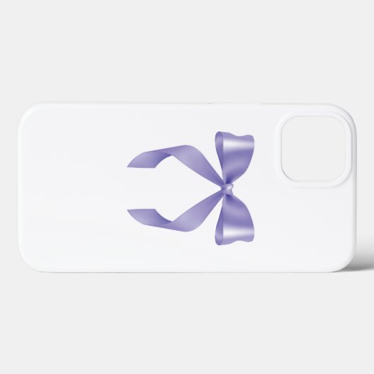 Coquette Bow violet Conception iPhone / coque ipad (Verso (horizontal))