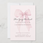 Coquette Bow-Vrijgezellenfeest Kaart (Voorkant)