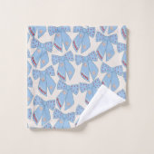 Coquette Bows Bleus (Gant de toilette)