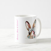 Coquette Bunny Bow Easter Mug (Devant droit)