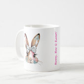 Coquette Bunny Bow Easter Mug (Devant gauche)