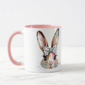 Coquette Bunny Bow Mugs et tasses de Pâques (Gauche)