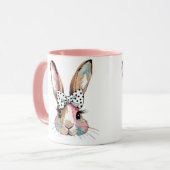 Coquette Bunny Bow Mugs et tasses de Pâques (Devant gauche)