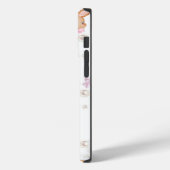 Coquette Bunny Phone Case – White & Floral (Achterkant / Links)