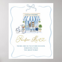 Coquette Café parisien Di Pacifier Hunt Poster