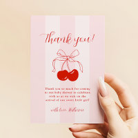 Coquette Cherry Baby shower