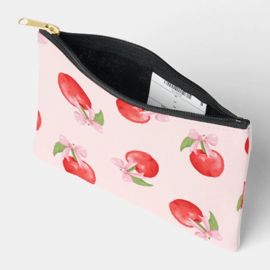 Coquette Cherry Roze Bow Etui (Open)