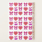 Coquette Chique Planner in Roze Bogen & Harten (Achterkant)