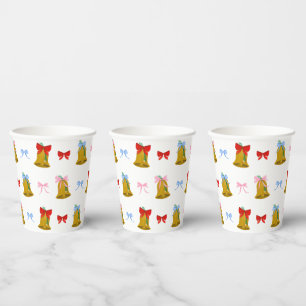Coquette Christmas Bells en Bows Classic Papieren Bekers