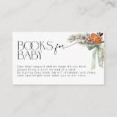 Coquette Christmas Bow Boeken voor Baby shower Informatiekaartje (Voorkant)