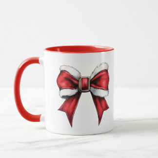 Coquette Christmas Bow Mug Mok