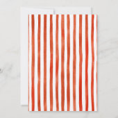 Coquette Christmas Bridal Shower Invitation Kaart (Achterkant)