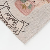 Coquette Christmas Nutcracker Latch Hook Yarn Fleece Deken (Hoek)