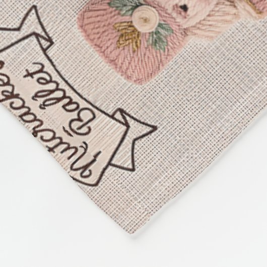 Coquette Christmas Nutcracker Latch Hook Yarn Fleece Deken (Hoek)