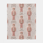 Coquette Christmas Nutcracker Latch Hook Yarn Fleece Deken (Voorkant)