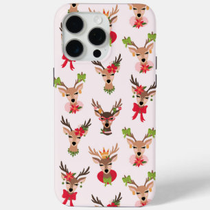 Coquette Christmas Preppy Rendier iPhone 15 Pro Max Hoesje