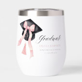 Coquette de chou rose moderne Diplômé (Arrière)