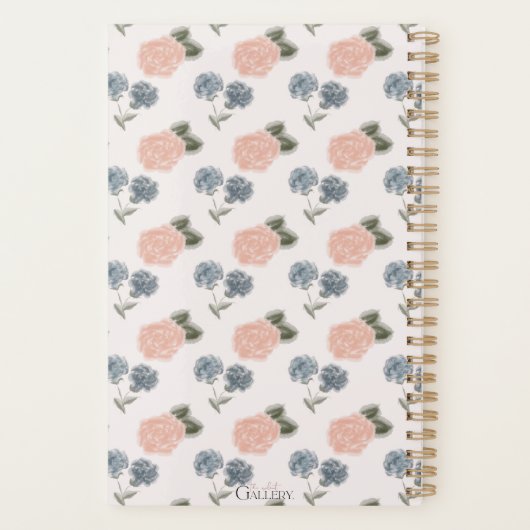 Coquette Ditsy Floral Planner non daté (Dos)
