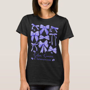 Coquette Esthetische Blauwe Bog Colon Kanker T-shirt