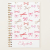Coquette Esthetische Licht Roze Bogen Planner (Voorkant)