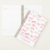 Coquette Esthetische Licht Roze Bogen Planner (Display)