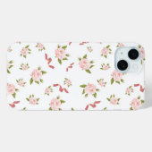 Coquette Esthetische Vrouwelijke Bloemen Lint Patr Case-Mate iPhone Case (Achterkant (horizontaal))