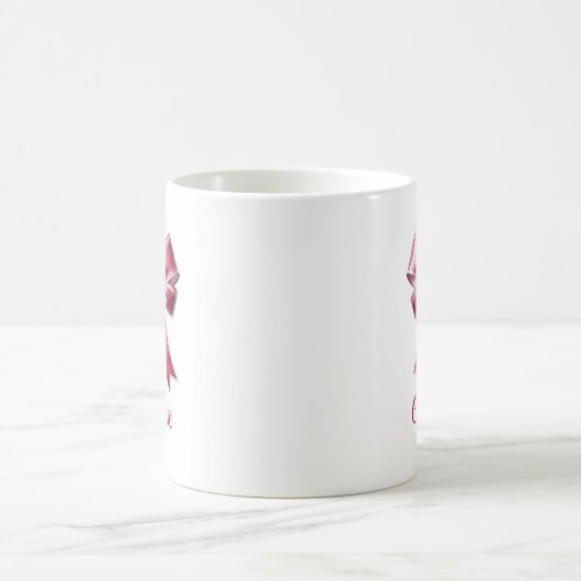 Coquette fille branchée Mug de boue rose (Centre)
