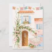 Coquette Final Fiesta Bachelorette Invitation Kaart (Achterkant)