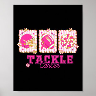 Coquette Football om kanker aan te pakken Poster