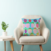 Coquette Fraise Aquarelle Filles Coussin de chambr (Chaise)
