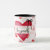 Coquette fraise Vous aimez Mug Positivité (Centre)