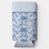 Coquette Franse Blauwe Toile Bruid Bachelorette (Achterkant)