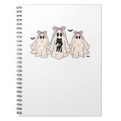 Coquette geesten met een zwarte kat Classic T-Shir Notitieboek (Voorkant)