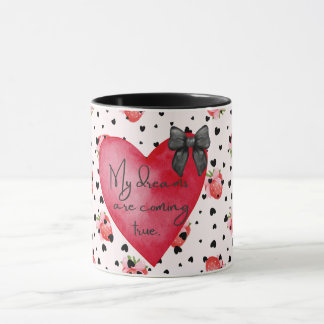 Coquette Girly Positieve Affirmatie Aardbei Mok