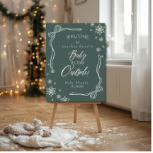 Coquette Green Baby son baby shower extérieur froi