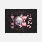 Coquette Happy New Year Party 2026 Family Women Gi Fleece Deken (Voorkant (Horizontaal))