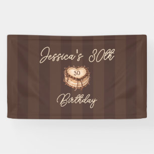 Coquette Hart Cake Banner