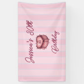 Coquette Heart Cake Banner (Verticaal)