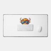 Coquette Highland Cow Bubblegum Tshirt Design, Hol (Clavier et souris)