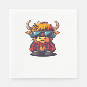 Coquette Highland Koe Bubblegum Tshirt Design, Hol Servet