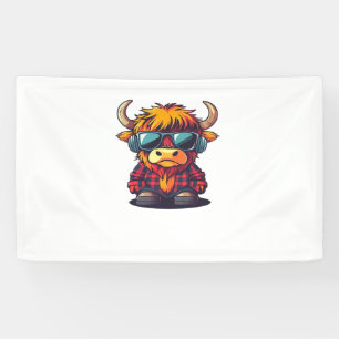 Coquette Highland Koe Bubblegum Tshirt Design, Hol Spandoek