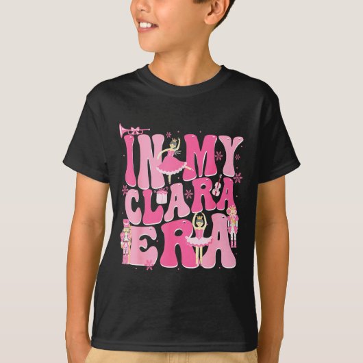 Coquette In My Clara Era Christmas Nutcracker Merr T-shirt (Voorkant)