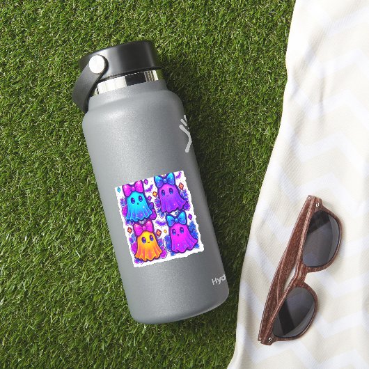 Coquette iriserende Halloween Sticker (HydroFlask Insitu)