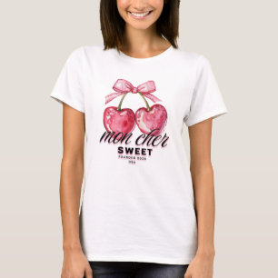Coquette Kersen Roze Rood T-shirt